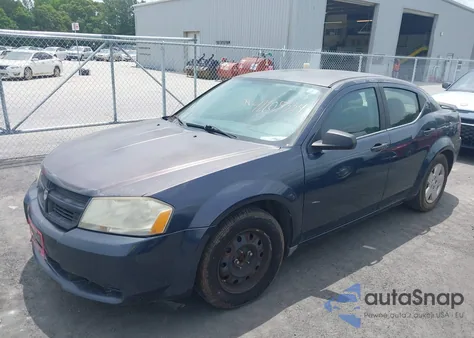 2008 Dodge Avenger Se z USA, uszkodzony, nr VIN 1B3LC46K88N161572
